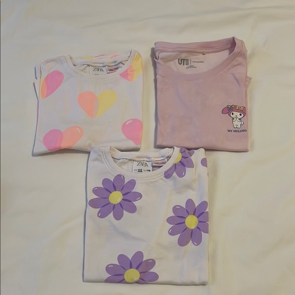 Zara Other - Zara Kids  White and Pink T-Shirts